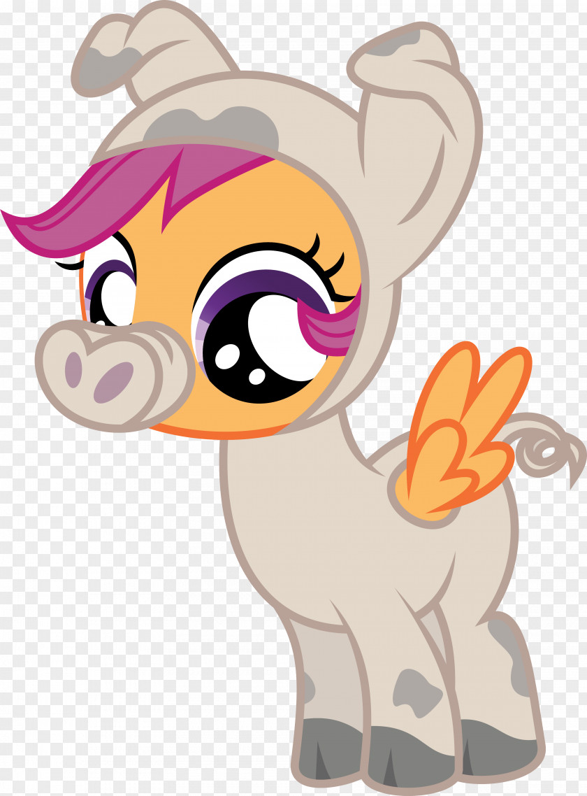 Pony Sweetie Belle Scootaloo Costume Art PNG