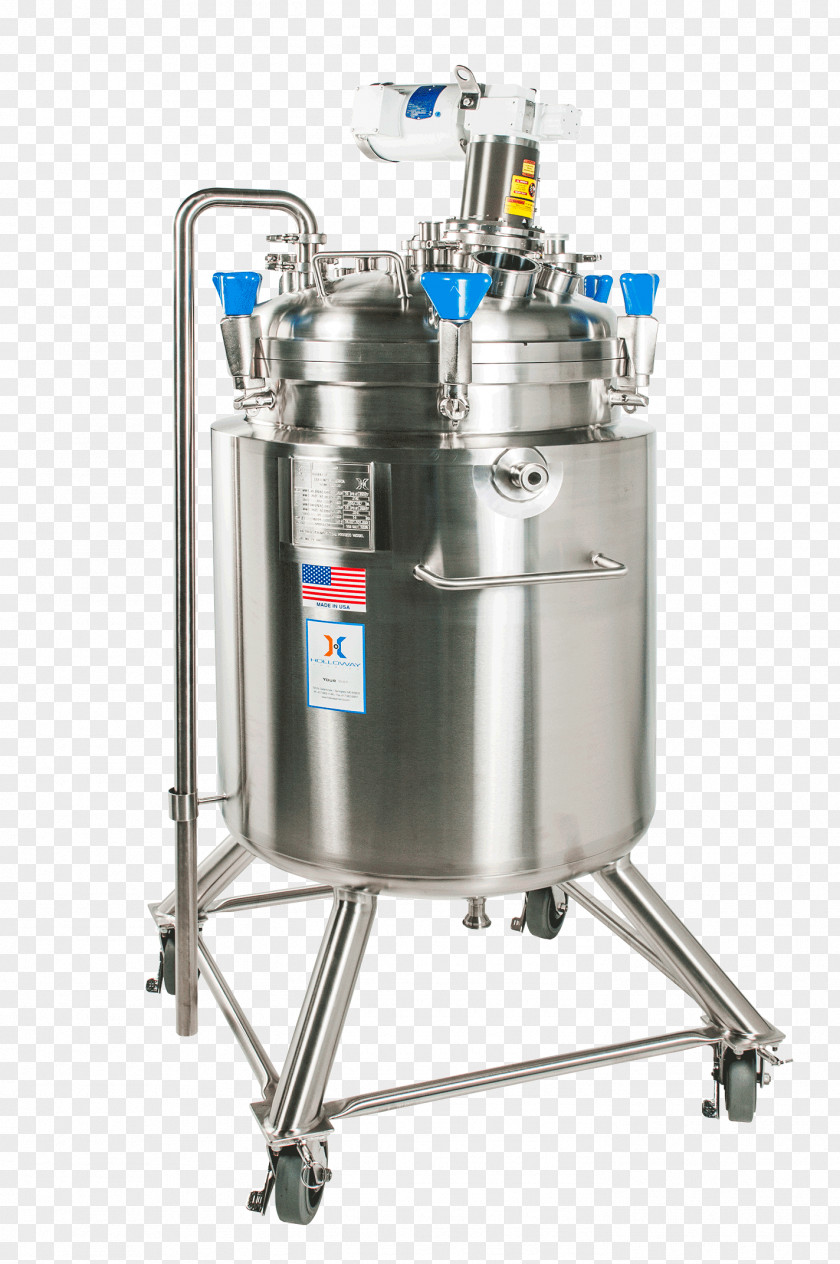 Pressure Vessel Machine Mixing Storage Tank Pharmaceutical Industry PNG