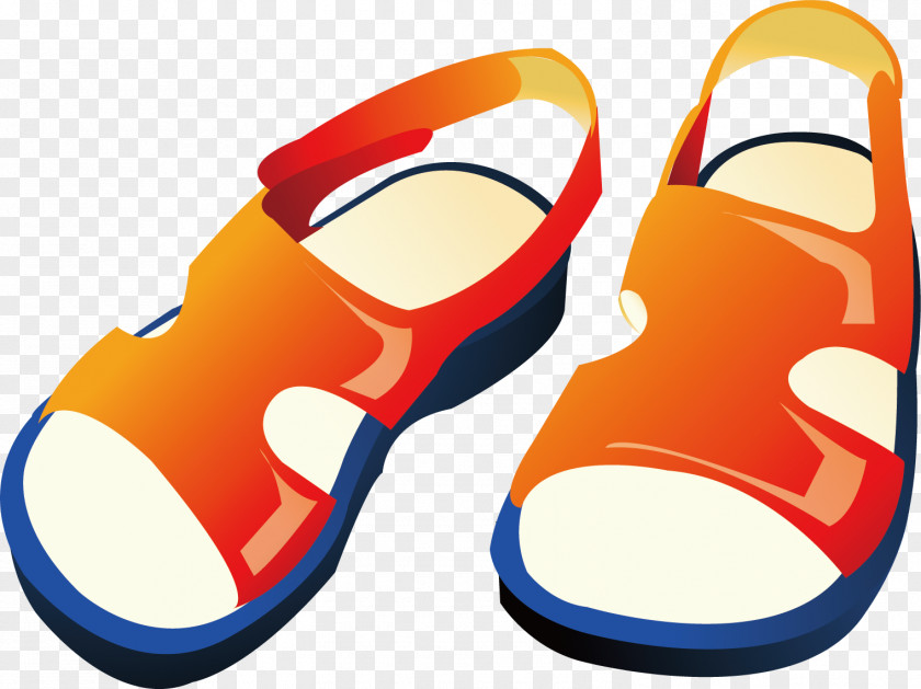 Sandals Vector Material Sandal Flip-flops Clip Art PNG