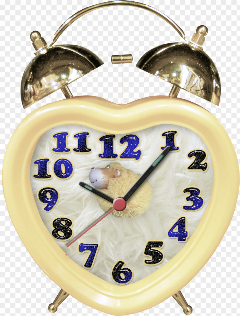 Alarm Clock Clocks Heart PNG