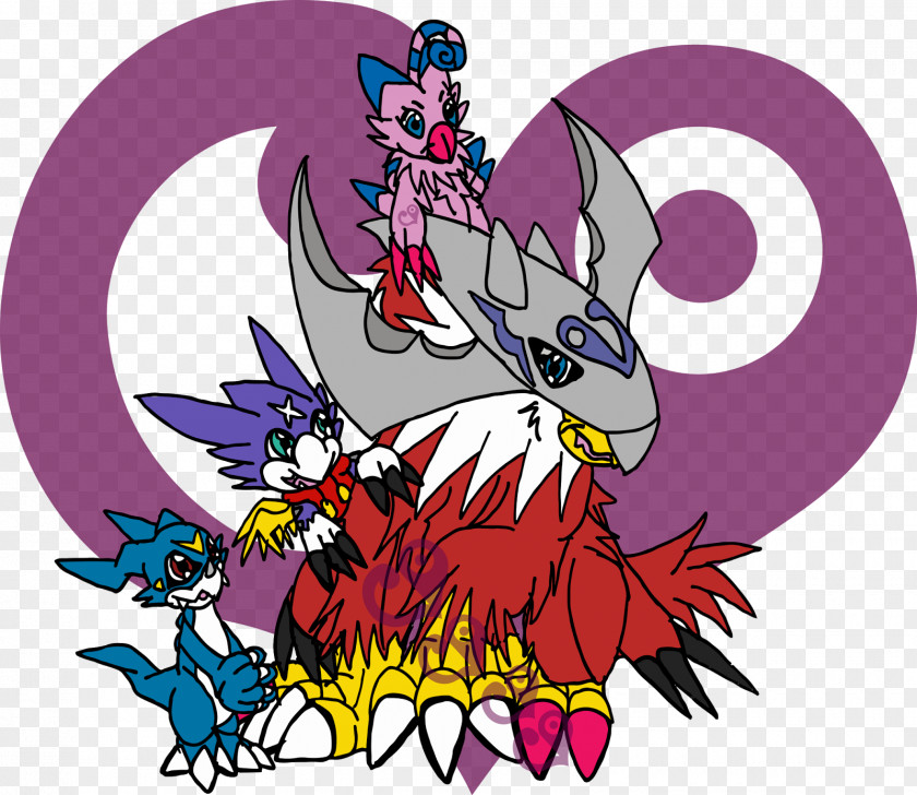 Biyomon Shoutmon Veemon Guilmon Agumon Digimon PNG