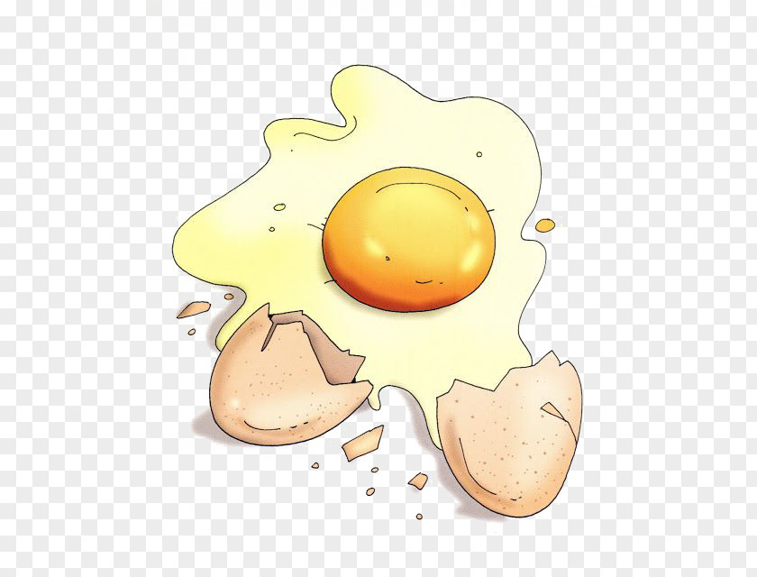 Cartoon Egg Bagel Food Drawing Clip Art PNG