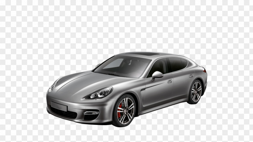 Gray Porsche Panamera Turbo Executive Car Cayenne Cayman PNG