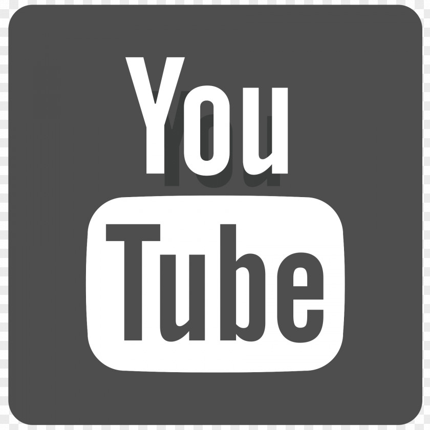 Youtube YouTube Logo Grayscale PNG
