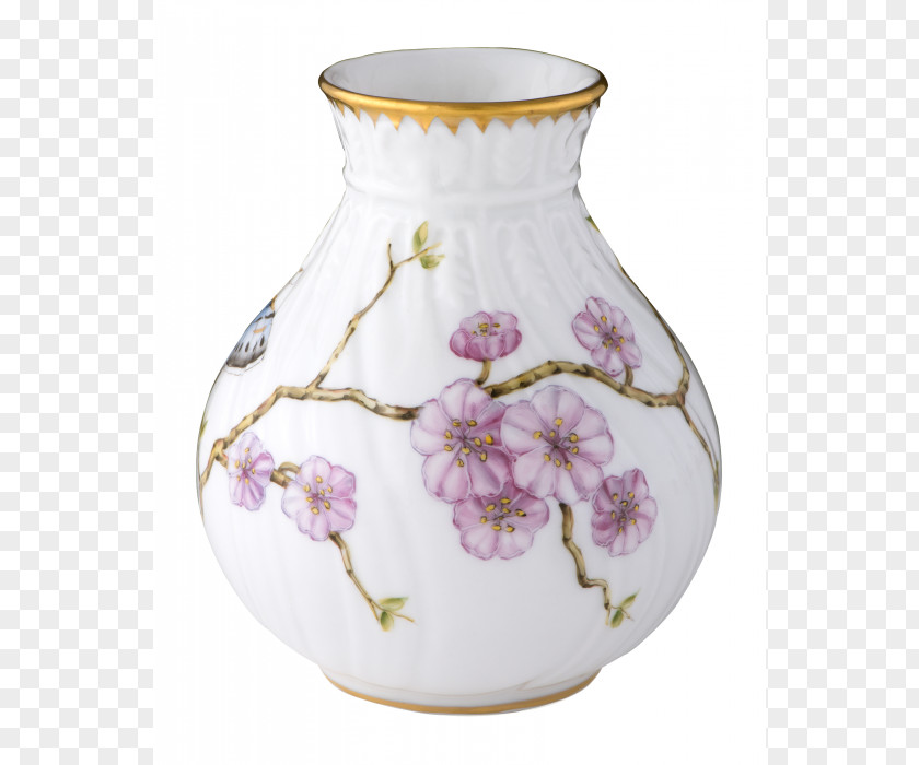 Cherry Blossom Vase Jug Pottery Porcelain Pitcher PNG