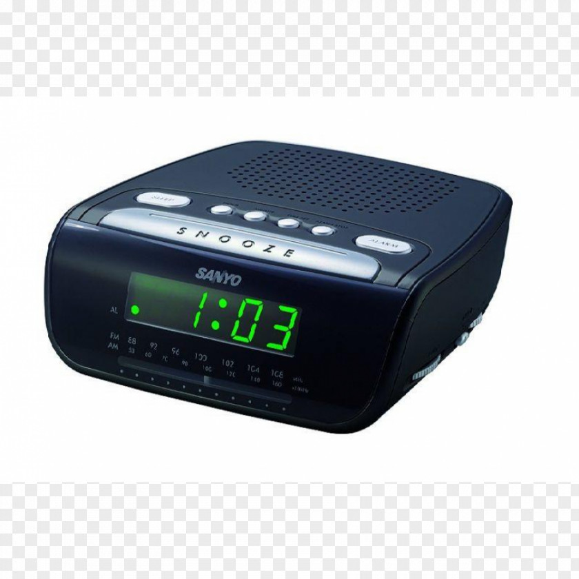 Clock Radio Electronics Alarm Clocks Station PNG