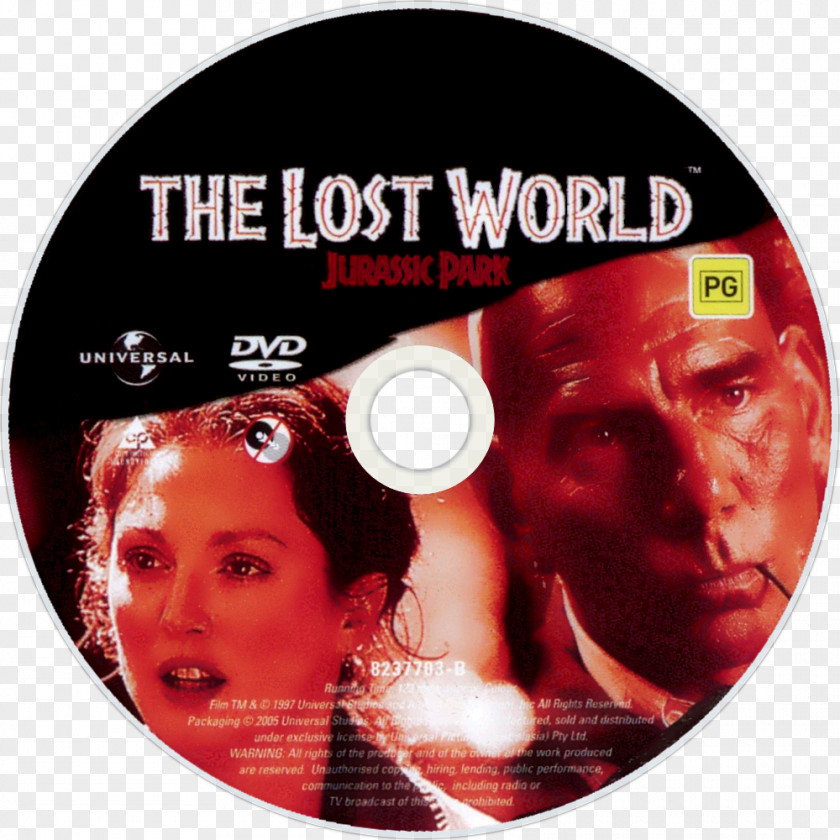 Dvd The Lost World: Jurassic Park DVD Blu-ray Disc PNG