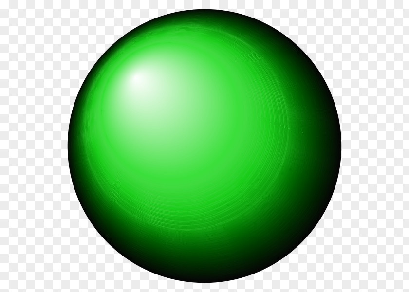 Emerald Ball Yellow Circle PNG