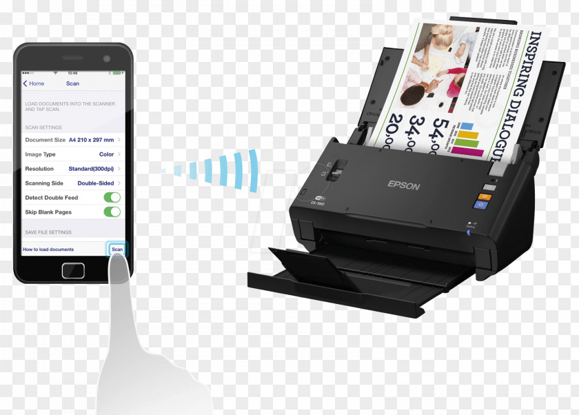 Image Scanner WorkForce DS-560 Document B11B221401 Epson PNG