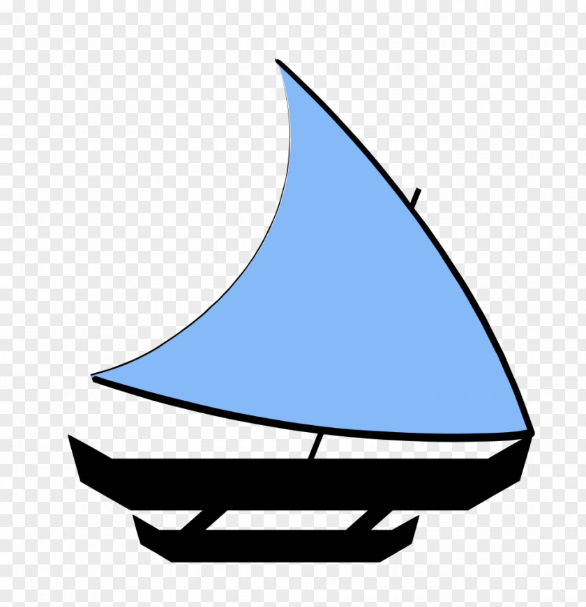 Lateen Sail Clip Art Proa Sailboat PNG