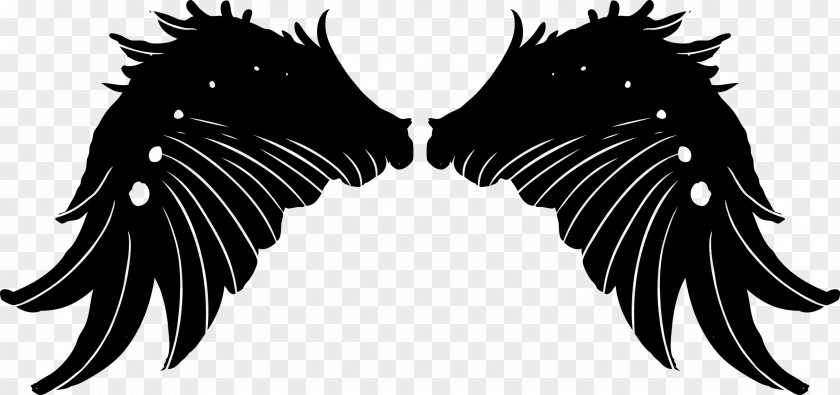 Vector Black Tattoo Angel Wings Euclidean Vecteur PNG