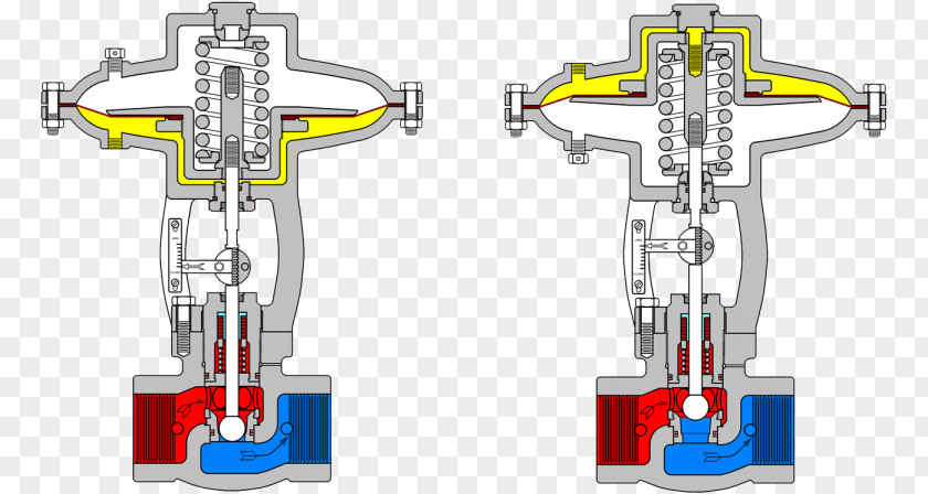 Control Valves Machine Valve Actuator PNG