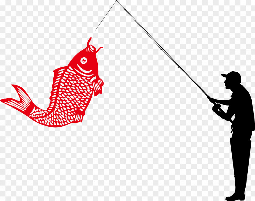 Fishing Old Man Angling Illustration PNG