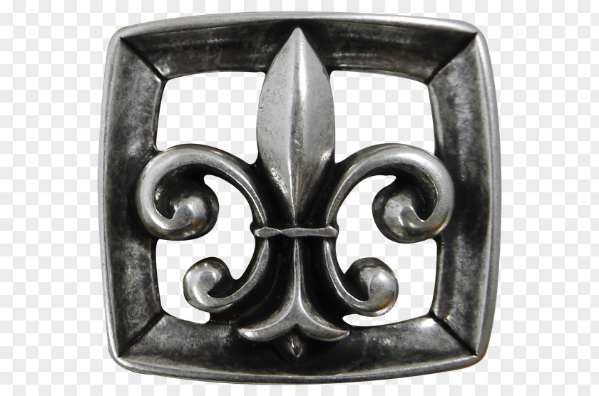 Silver Belt Buckles Symbol French PNG
