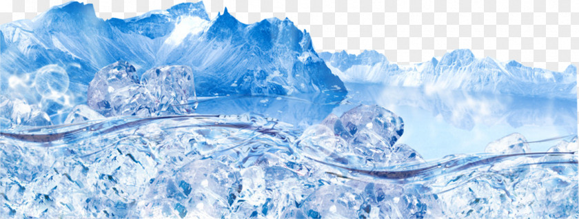 Snow Scenery Outdoor Creativity Iceberg Drop Splash Ice Cube PNG