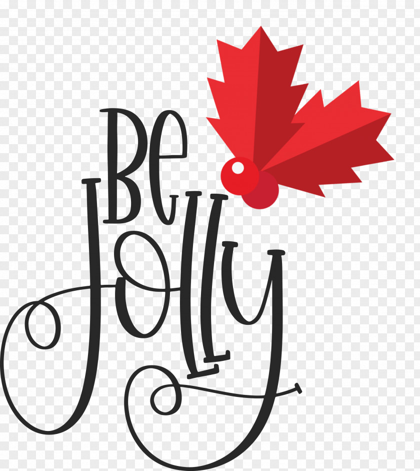 Be Jolly Christmas New Year PNG