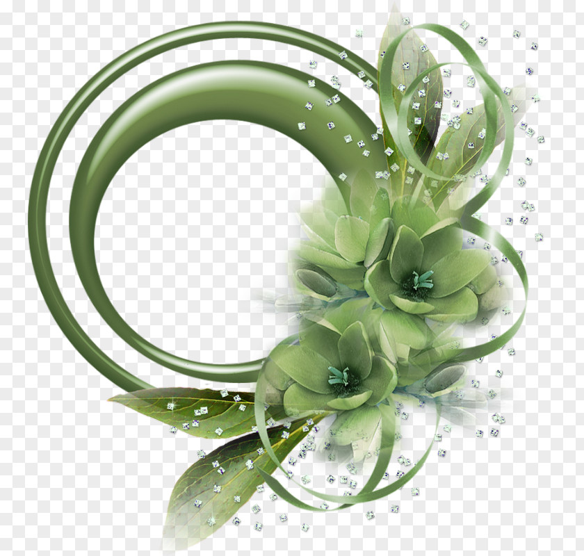 Flower Leaf Green Background PNG