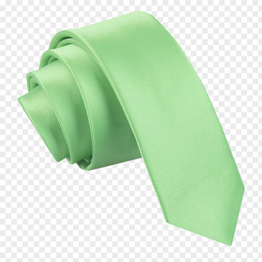 Green Plain Necktie Satin Lime Silk PNG