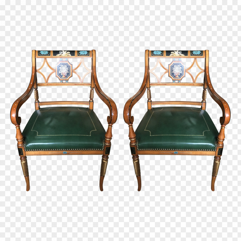 Hand Painted Garden Furniture Chair Couch PNG