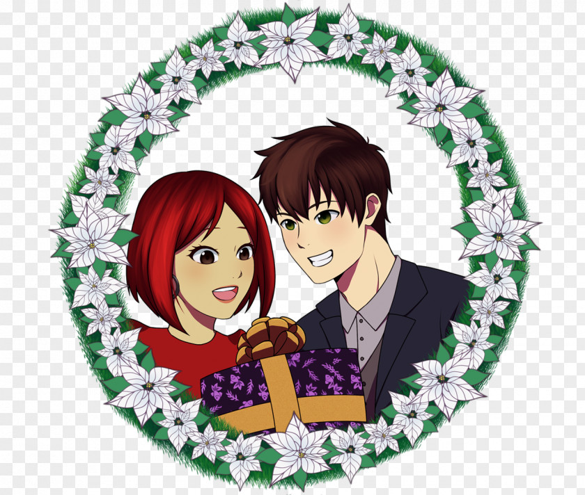 Megane Illustration Christmas Ornament Cartoon Flower Day PNG