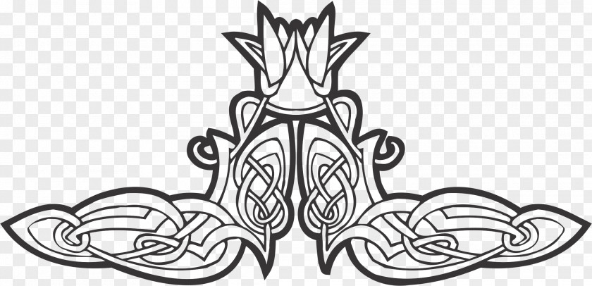Celtic Style Ornament Drawing PNG