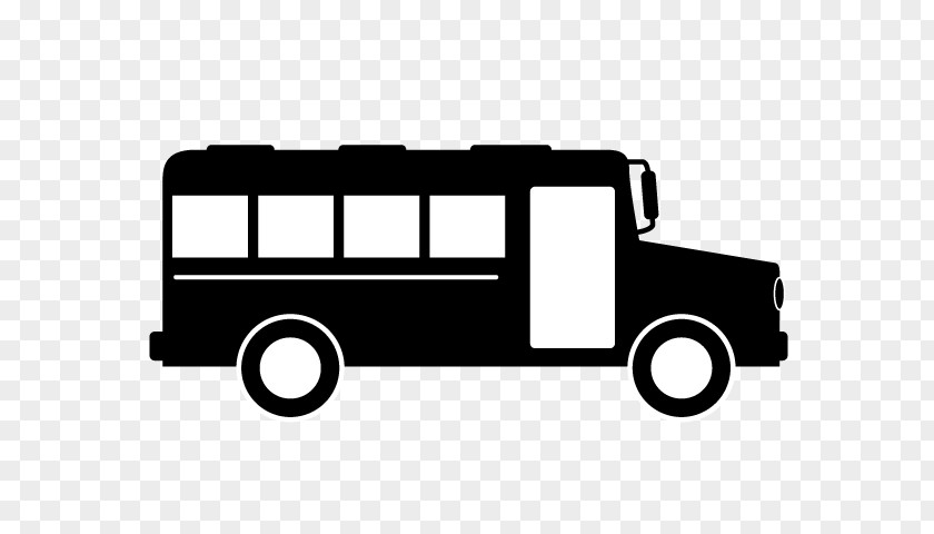 Travel Illustration School Bus Pictogram Student Transport PNG