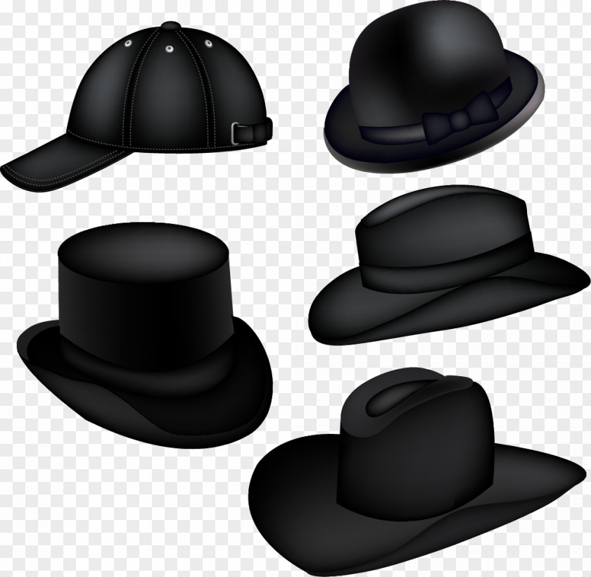 Vector Hand-painted Hat Top Party Baseball Cap PNG