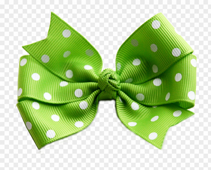 White Bow Green Ribbon Clip Art PNG