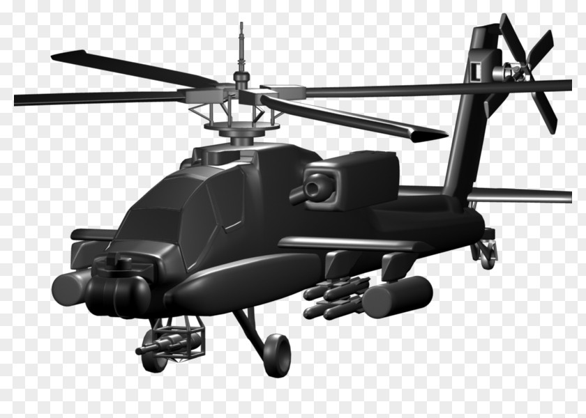 AH 64 Helicopter Rotor Radio-controlled Boeing AH-64 Apache Military PNG
