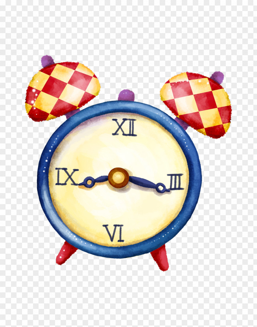 Children's Alarm Clock Drawing Animation PNG
