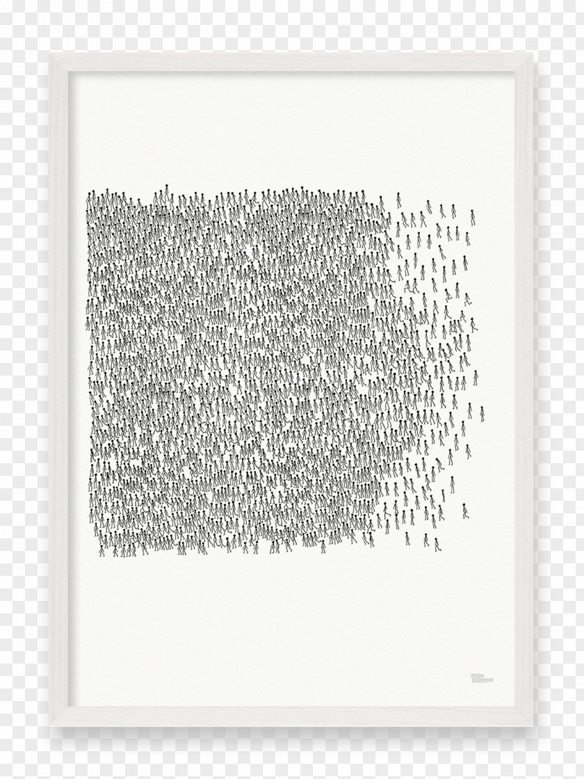 Paper Human Migration Giclée Artist Mass PNG