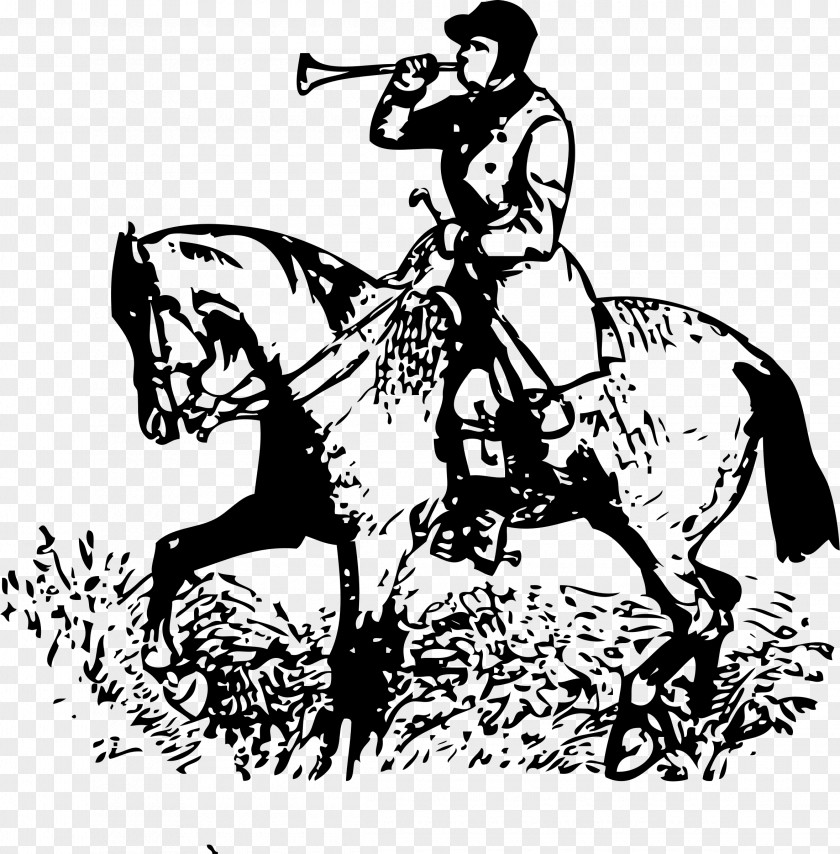 Rider Hunting Clip Art PNG