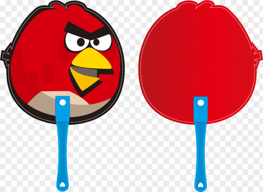 Angry Birds Vector Painted Advertising Fan CorelDRAW Clip Art PNG