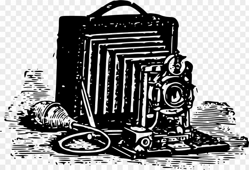 Camera Photographic Film Black And White Photography Clip Art PNG