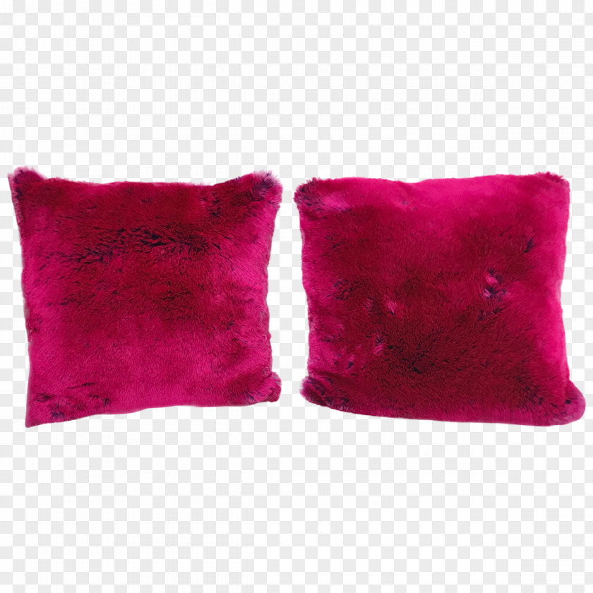 Fur Cushion Throw Pillows Bed Couch PNG