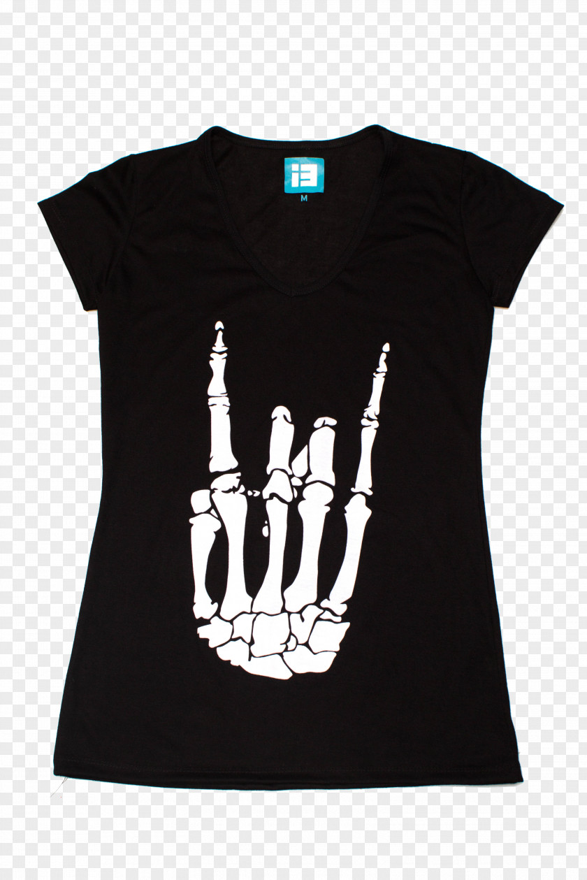 Hand Skull T-shirt Sleeve Jeans Clothing PNG