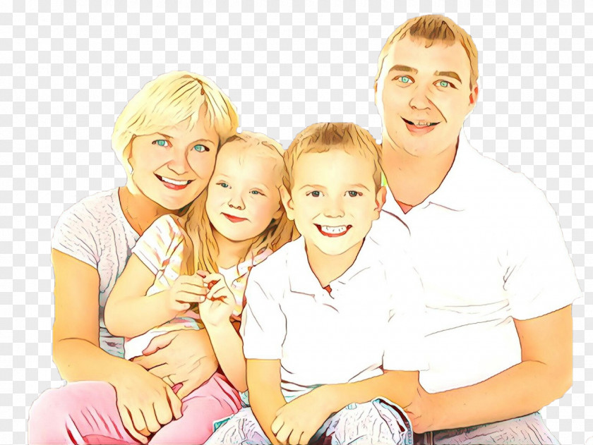 Love Father Happy Family Cartoon PNG
