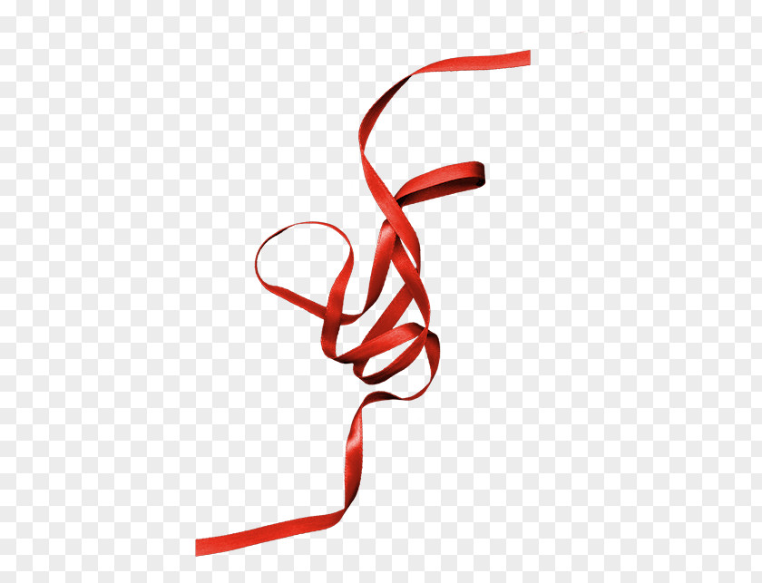 Red Ribbons Silk Ribbon Clip Art Product Design Clothing Accessories Line PNG