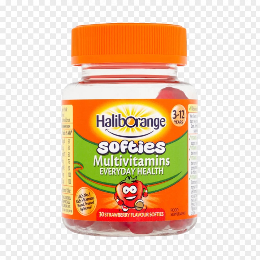 Strawberry Dietary Supplement Multivitamin Child PNG