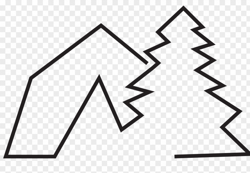 Tent Camping Triangle Font Line Art Special Olympics Area M PNG