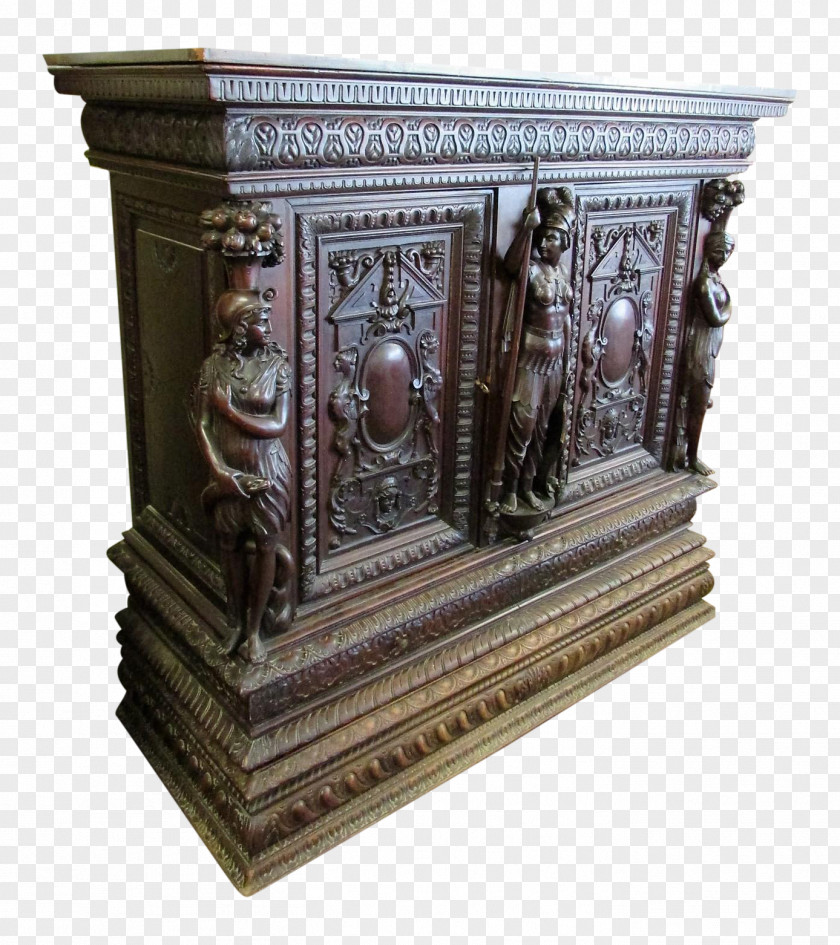 Antique Stone Carving Furniture Rock PNG