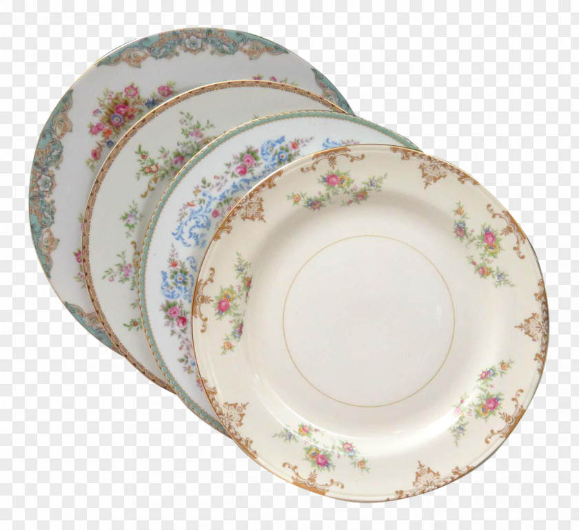Dinner Plate Platter Saucer Porcelain Tableware PNG