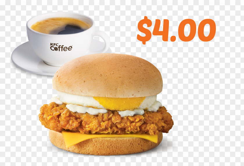 Kfc Meal Breakfast Sandwich Hamburger Cheeseburger Buffalo Burger Fast Food PNG