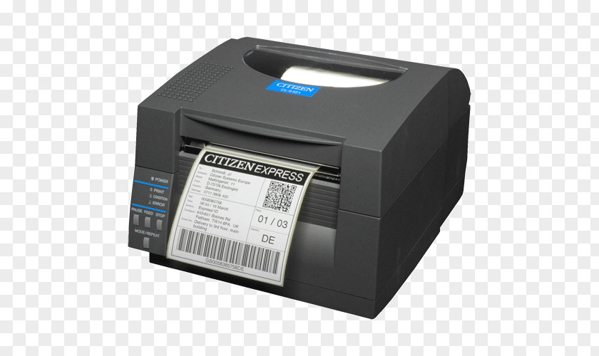 Printer Label Thermal Printing Barcode Paper PNG