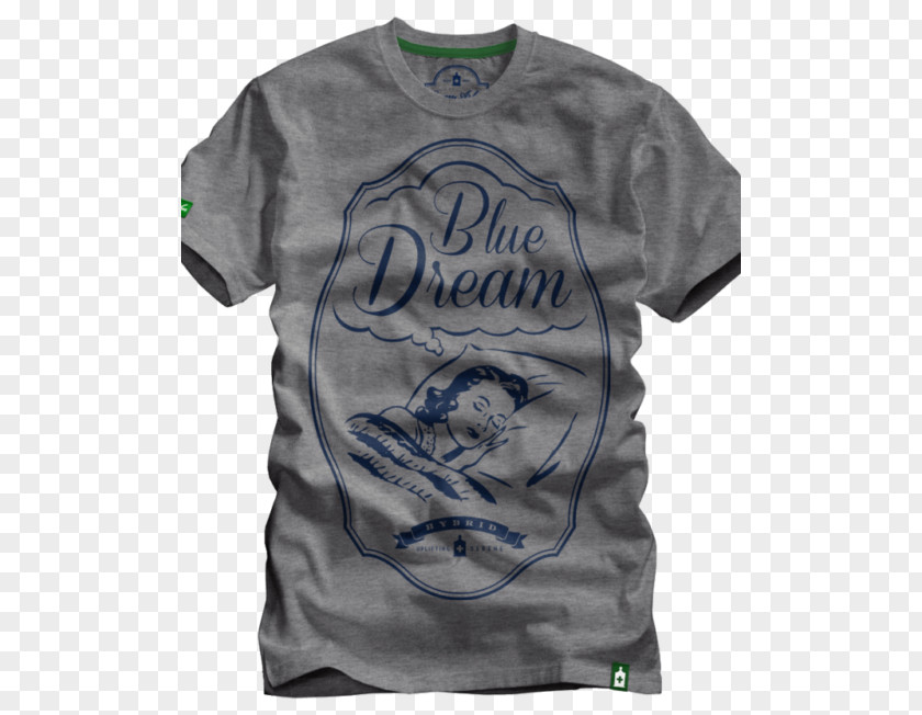 Blue Dream Cannabis T-shirt Clothing Sleeve Cut And Sew PNG