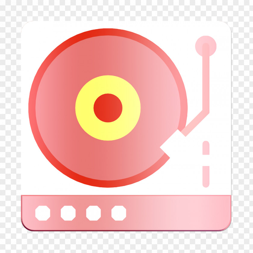 Music Elements Icon Turntable Vinyl PNG