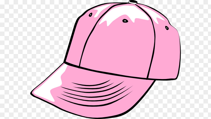 Pink Base Cliparts Baseball Cap Hat Clip Art PNG