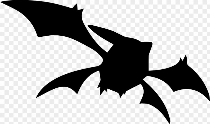 Stencil Bat Cartoon PNG