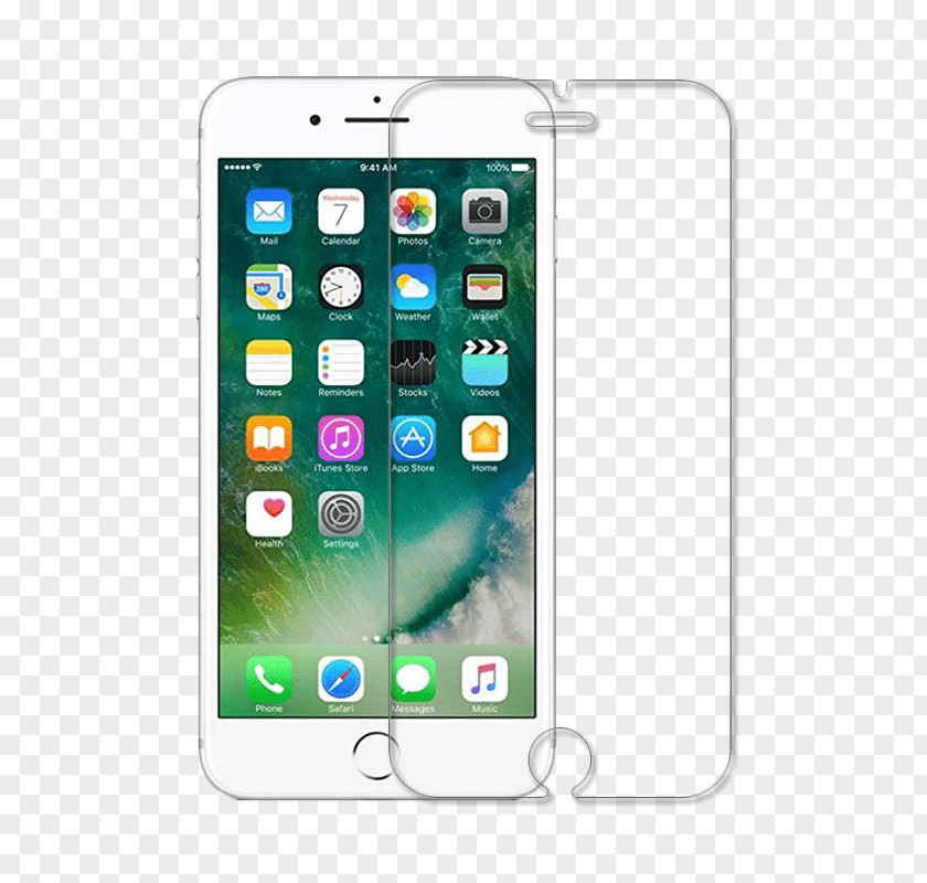Tempered IPhone 7 Plus 8 6s Telephone Screen Protectors PNG