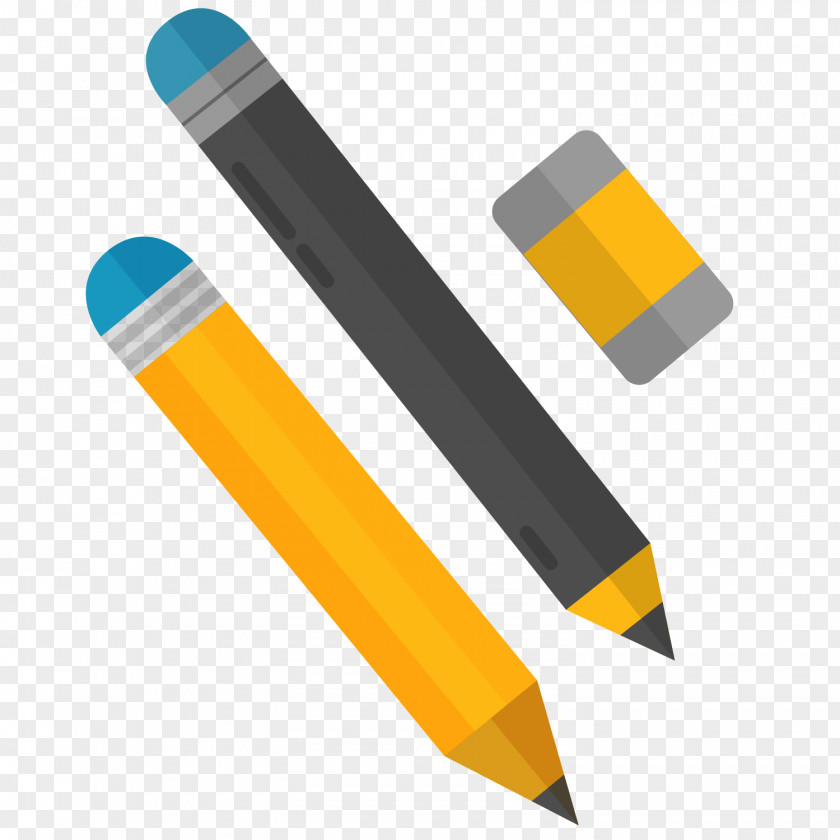Vector Cartoon Pencil Eraser PNG